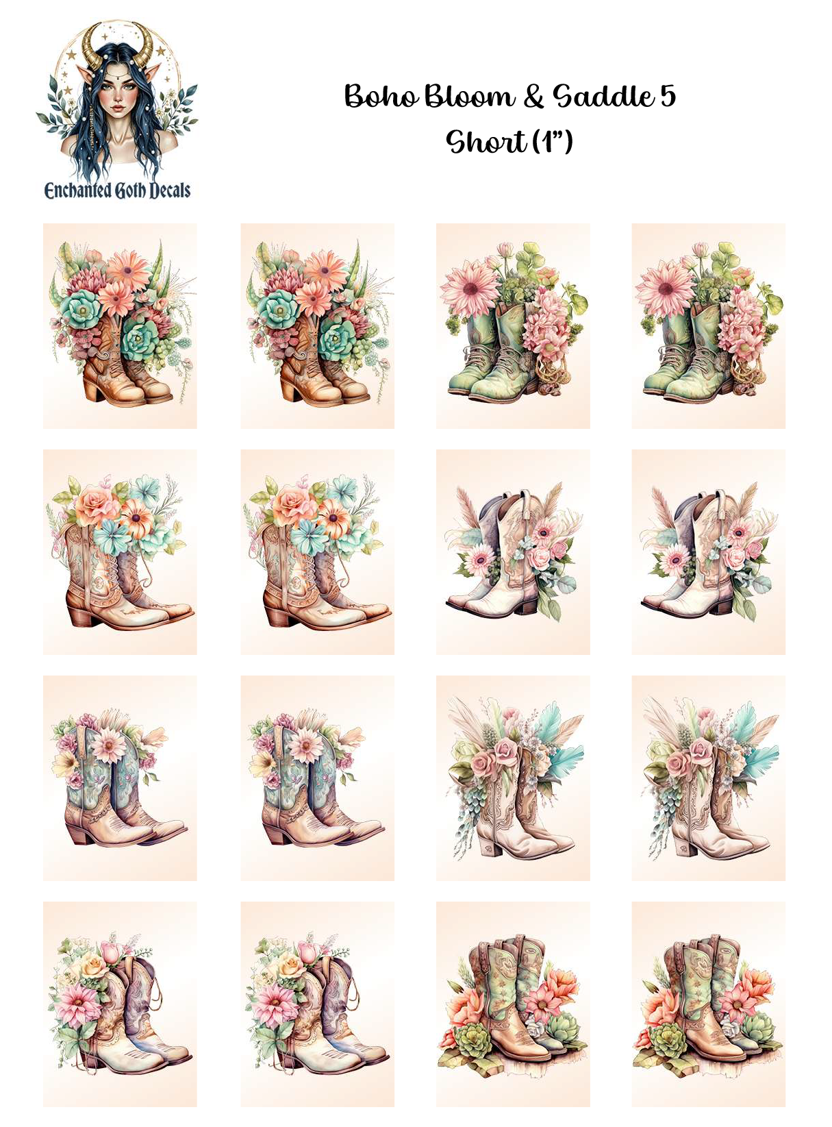 Boho Bloom & Saddle 5
