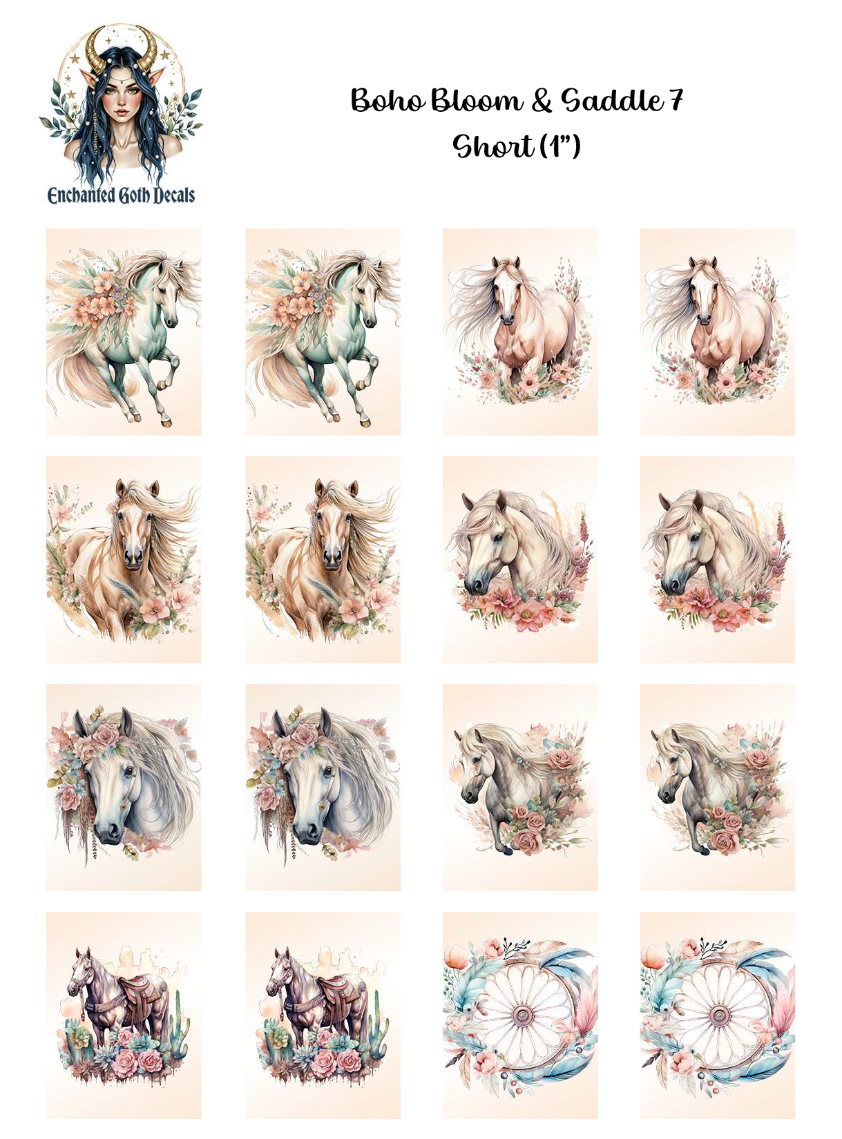 Boho Bloom & Saddle 7