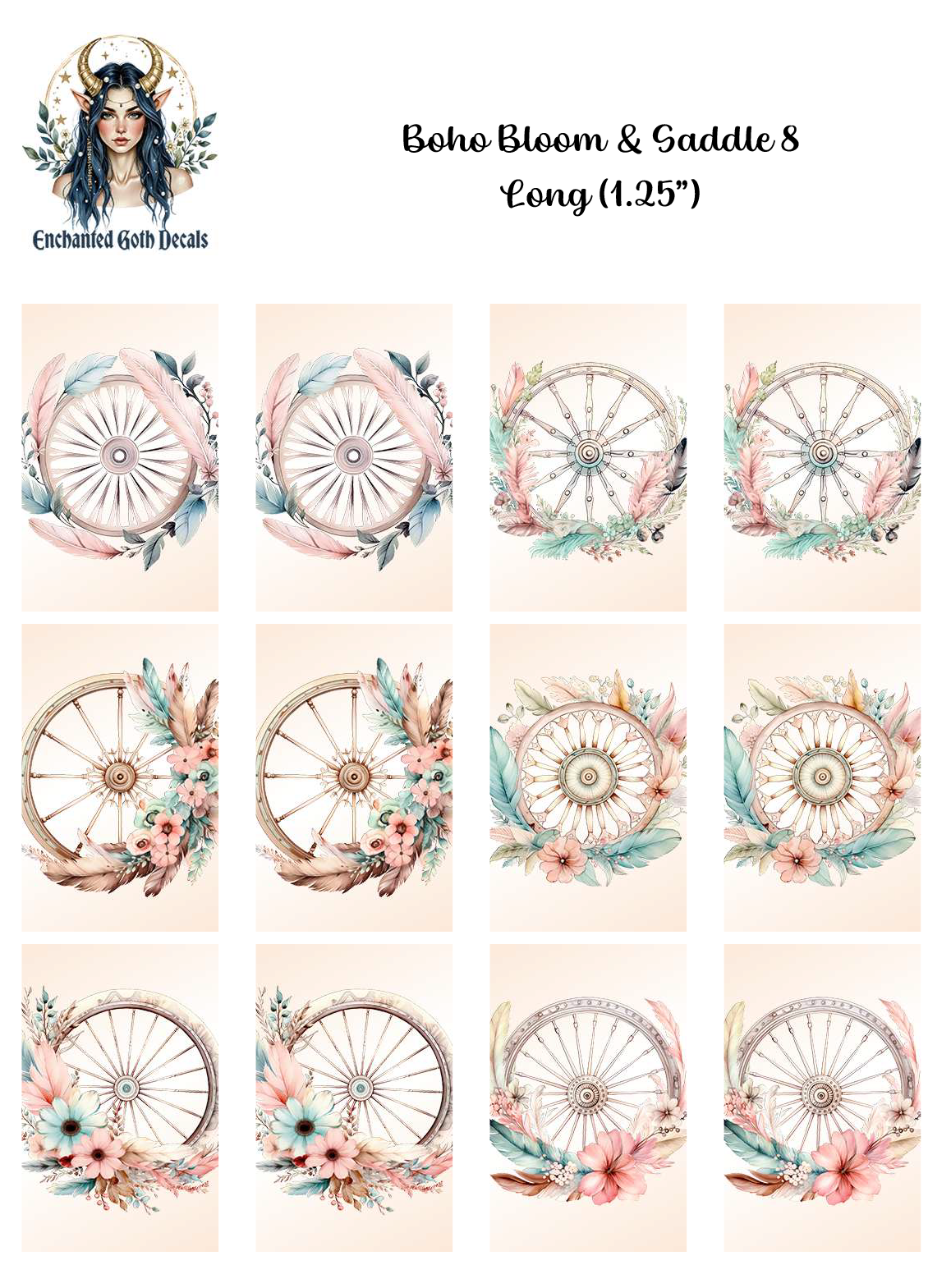 Boho Bloom & Saddle 8