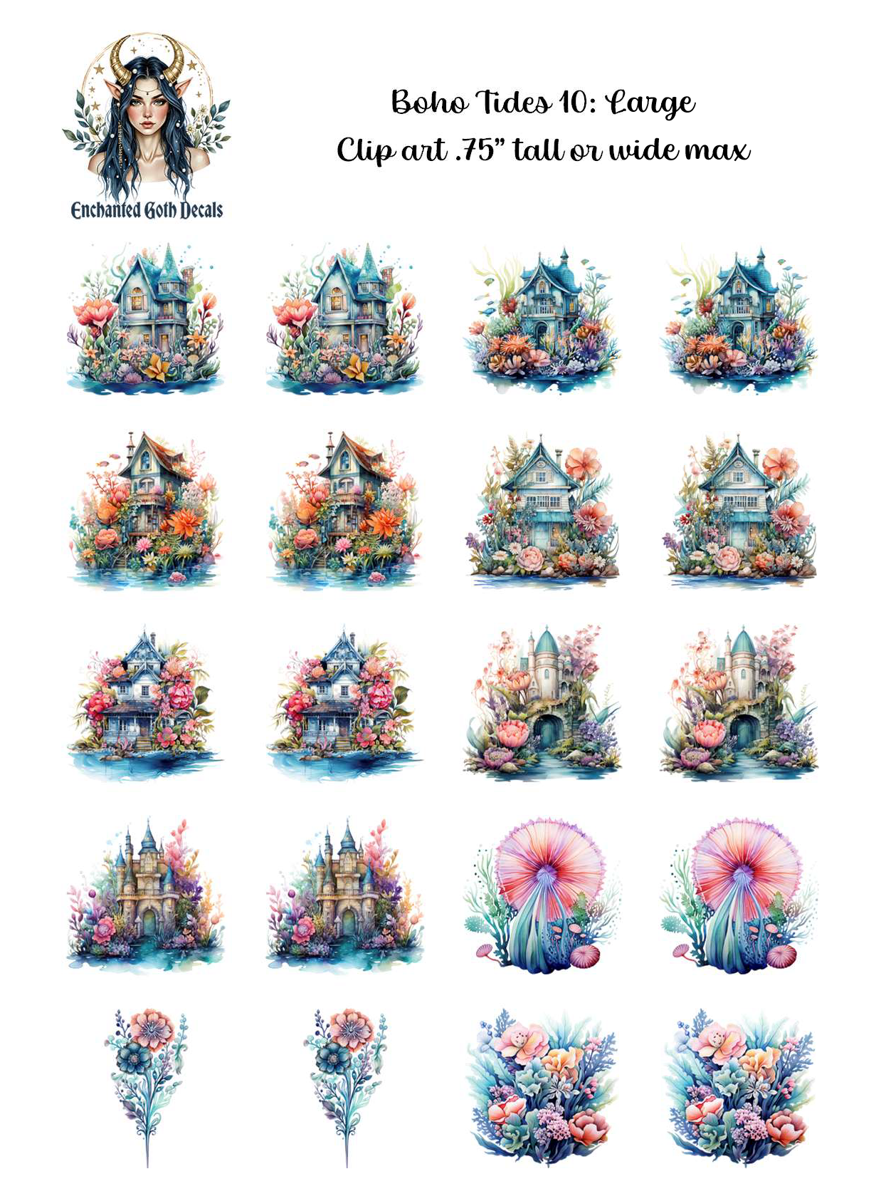 Boho Tides 10 - Clipart