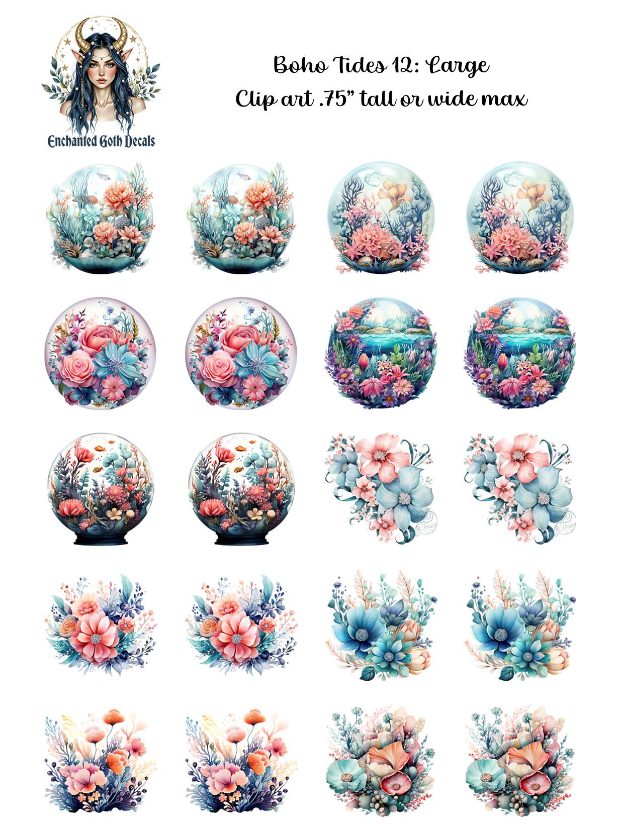 Boho Tides 12 - Clipart