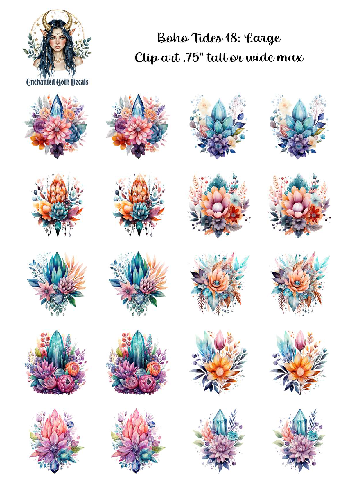 Boho Tides 18 - Clipart