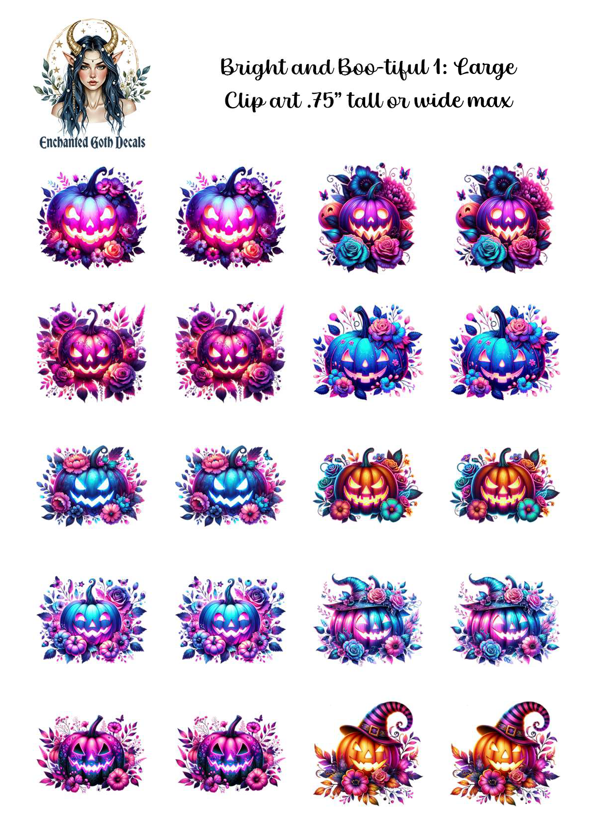 Bright and Boo-tiful 1 - Clipart