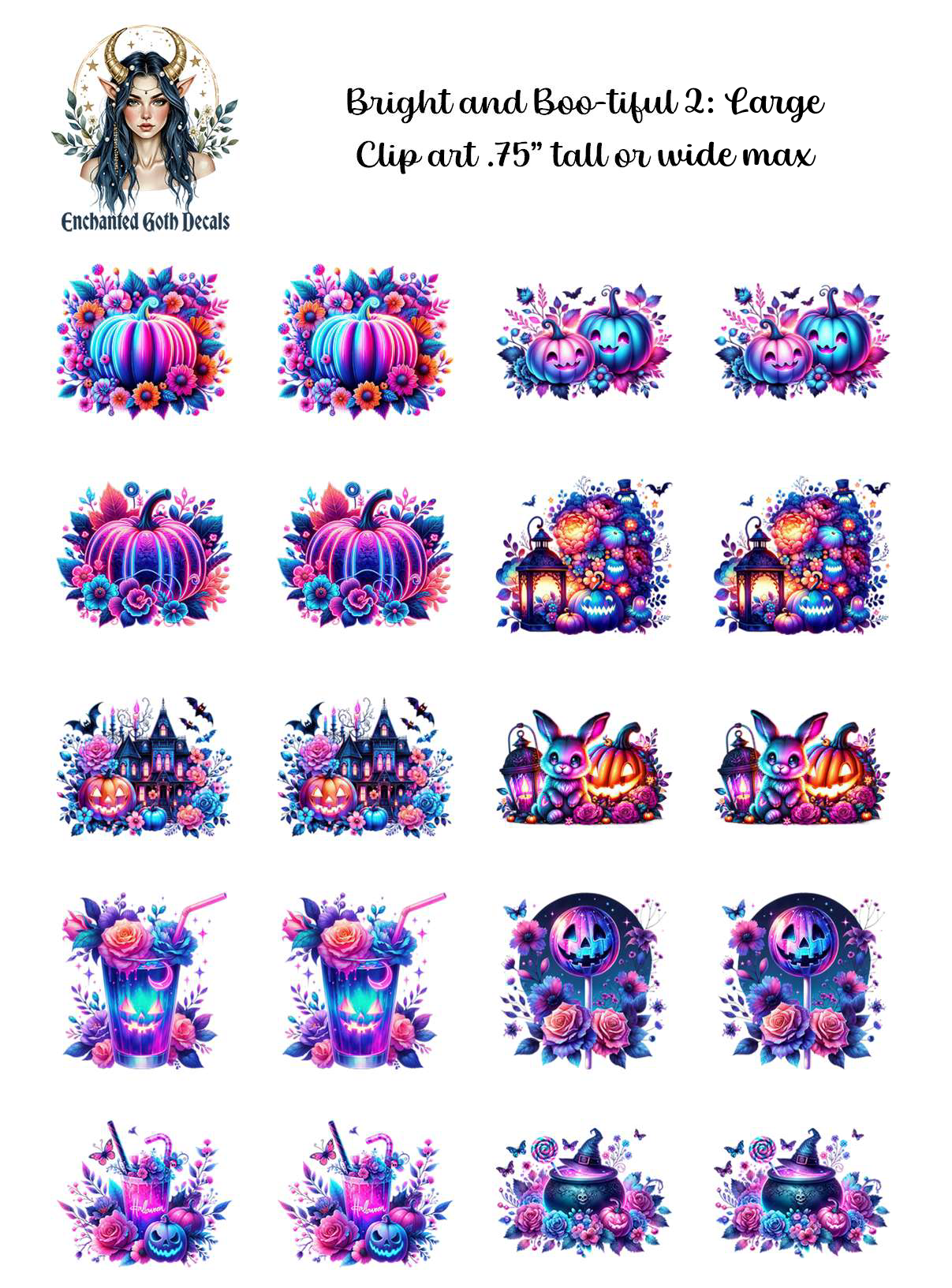 Bright and Boo-tiful 2 - Clipart
