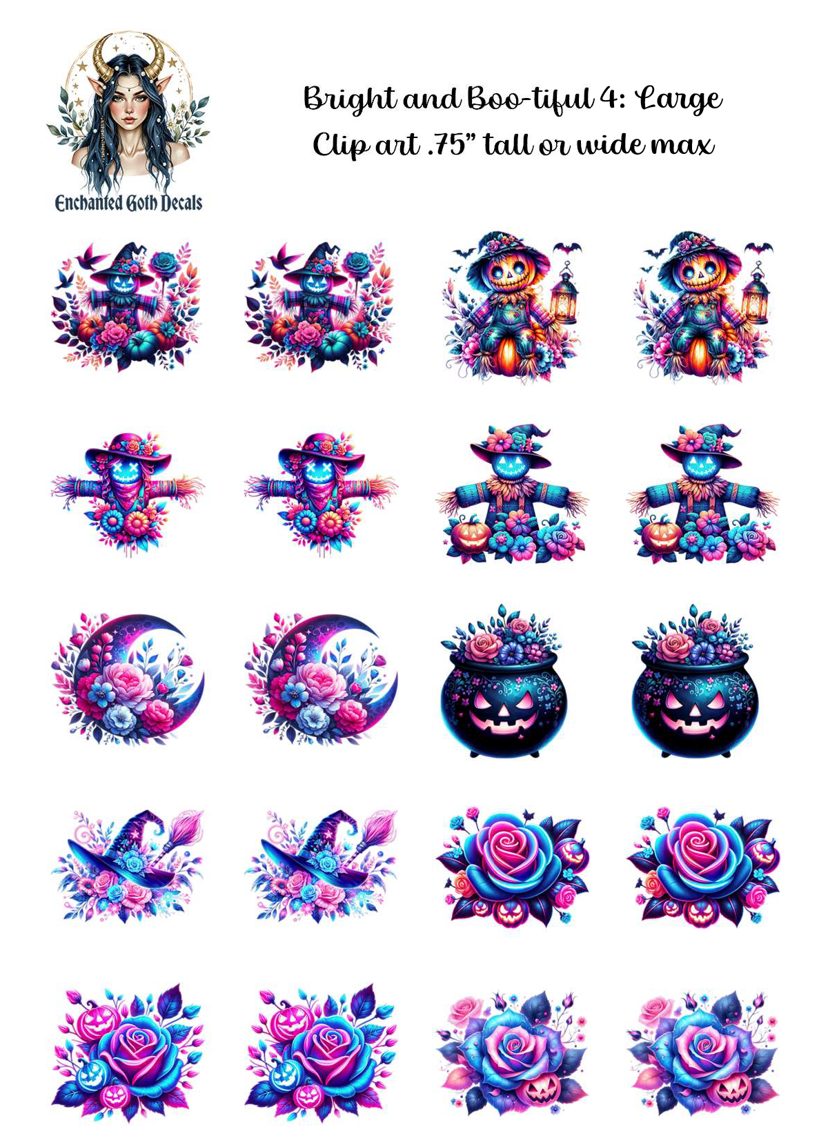 Bright and Boo-tiful 4 - Clipart