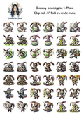Bunny-pocalypse 1 - Clipart Mini