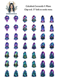 Celestial Currents 1 - Clipart Mini