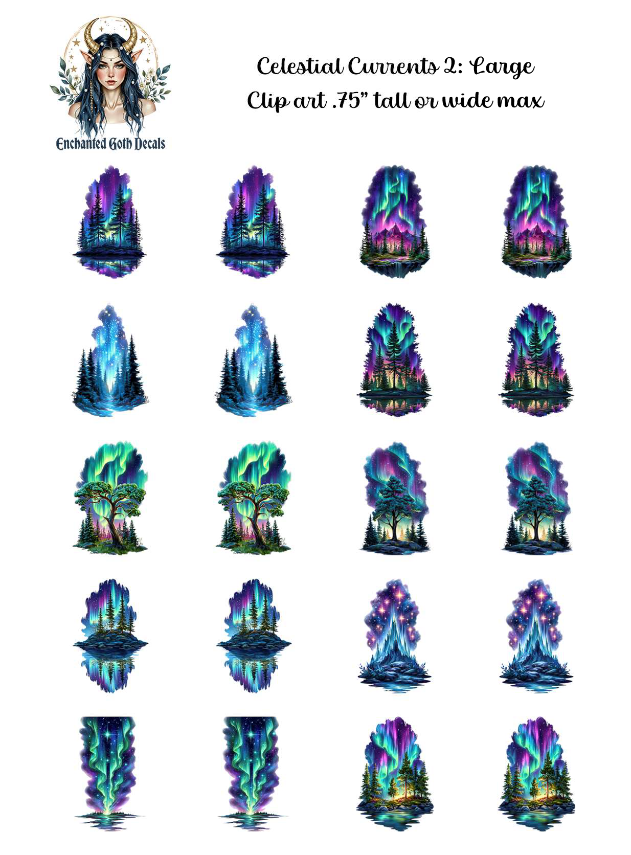 Celestial Currents 2 - Clipart