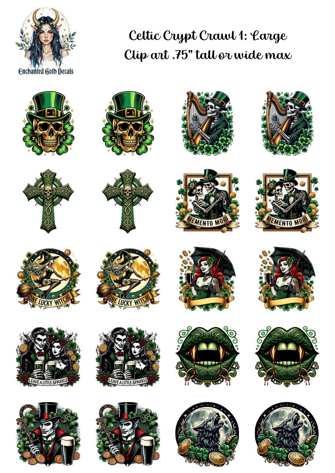 Celtic Crypt Crawl 1 - Clipart