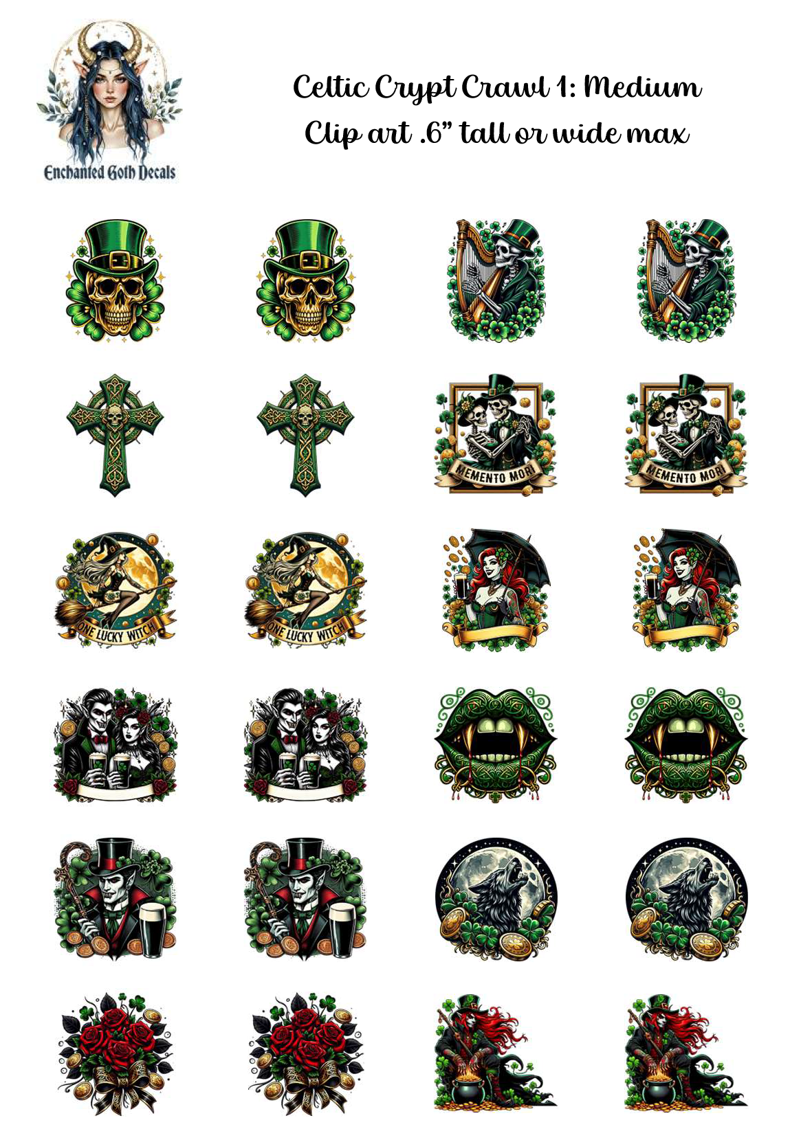 Celtic Crypt Crawl 1 - Clipart