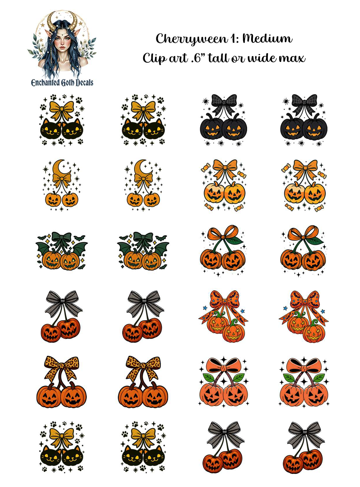 Cherryween 1 - Clipart