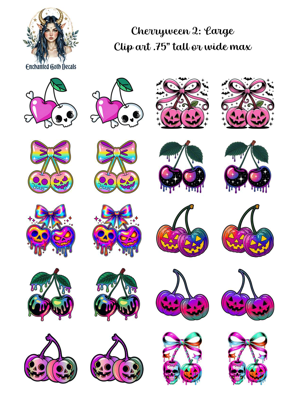 Cherryween 2 - Clipart