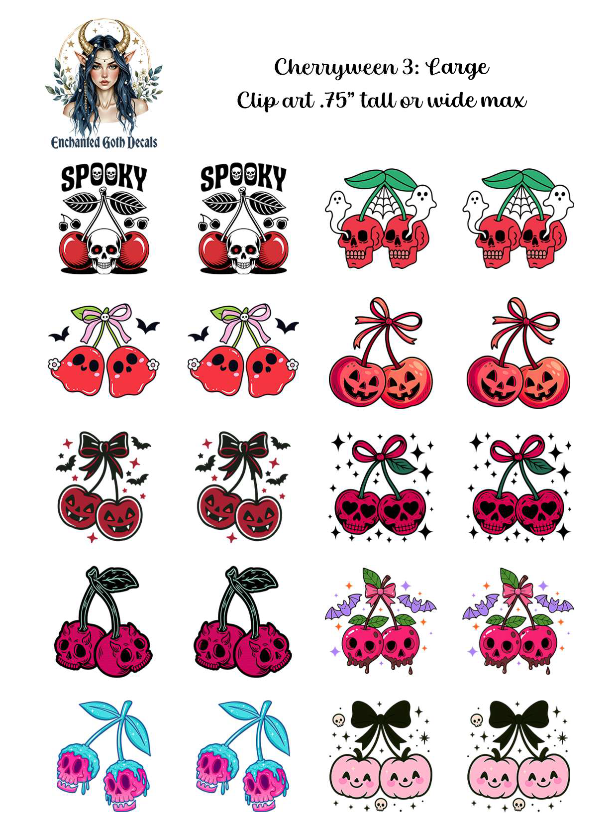 Cherryween 3 - Clipart