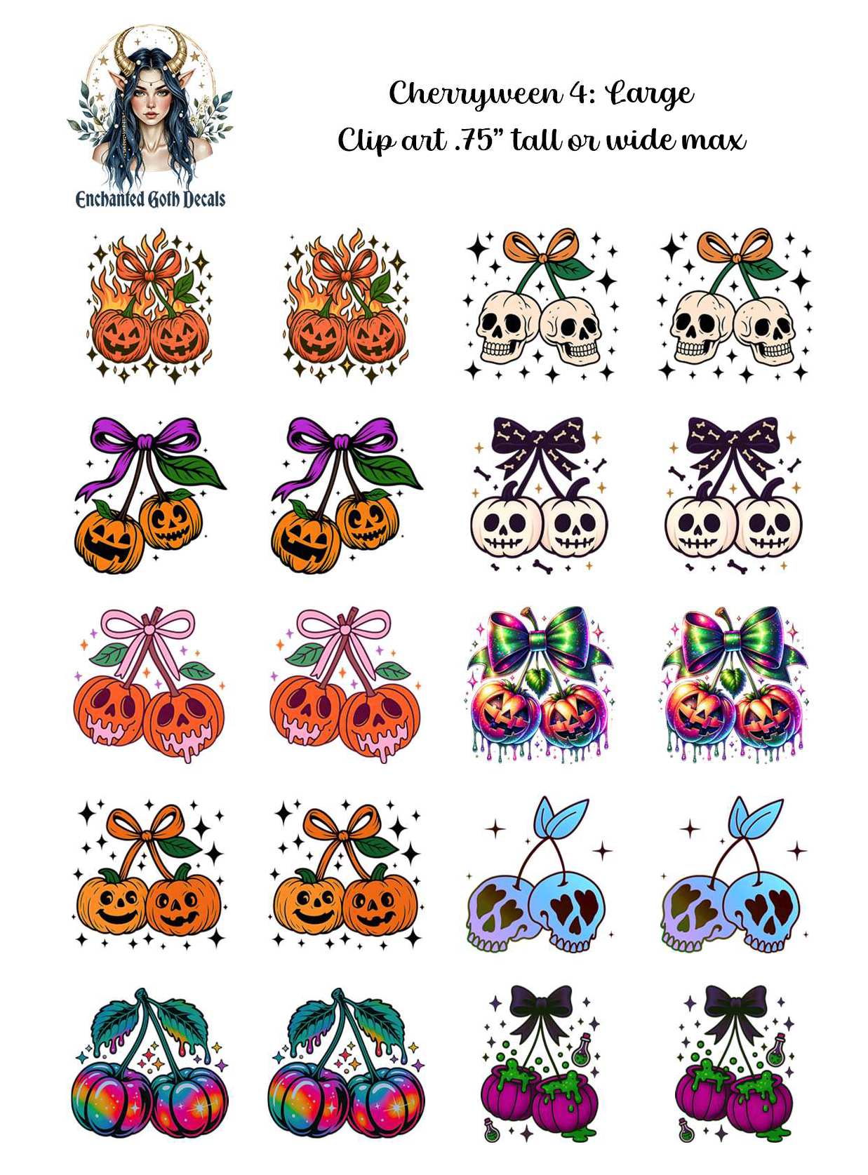Cherryween 4 - Clipart