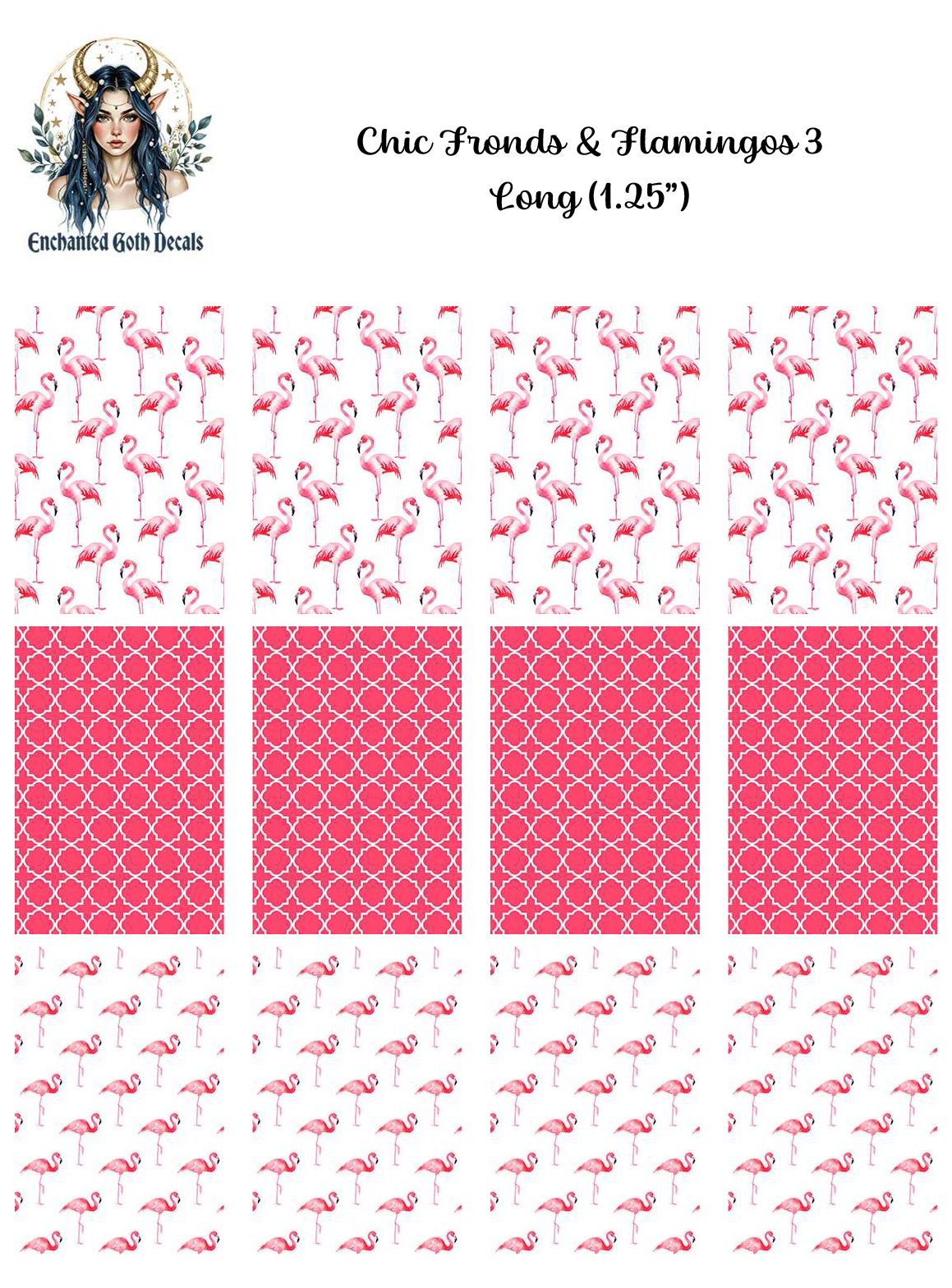 Chic Fronds and Flamingos 3