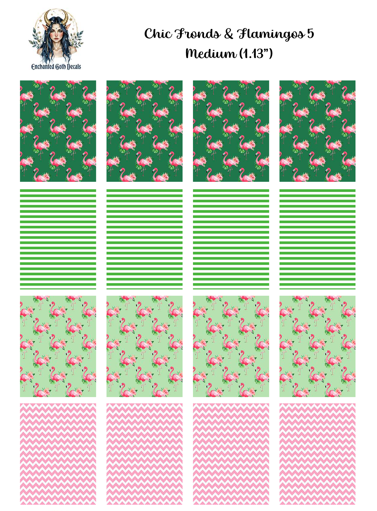 Chic Fronds and Flamingos 5