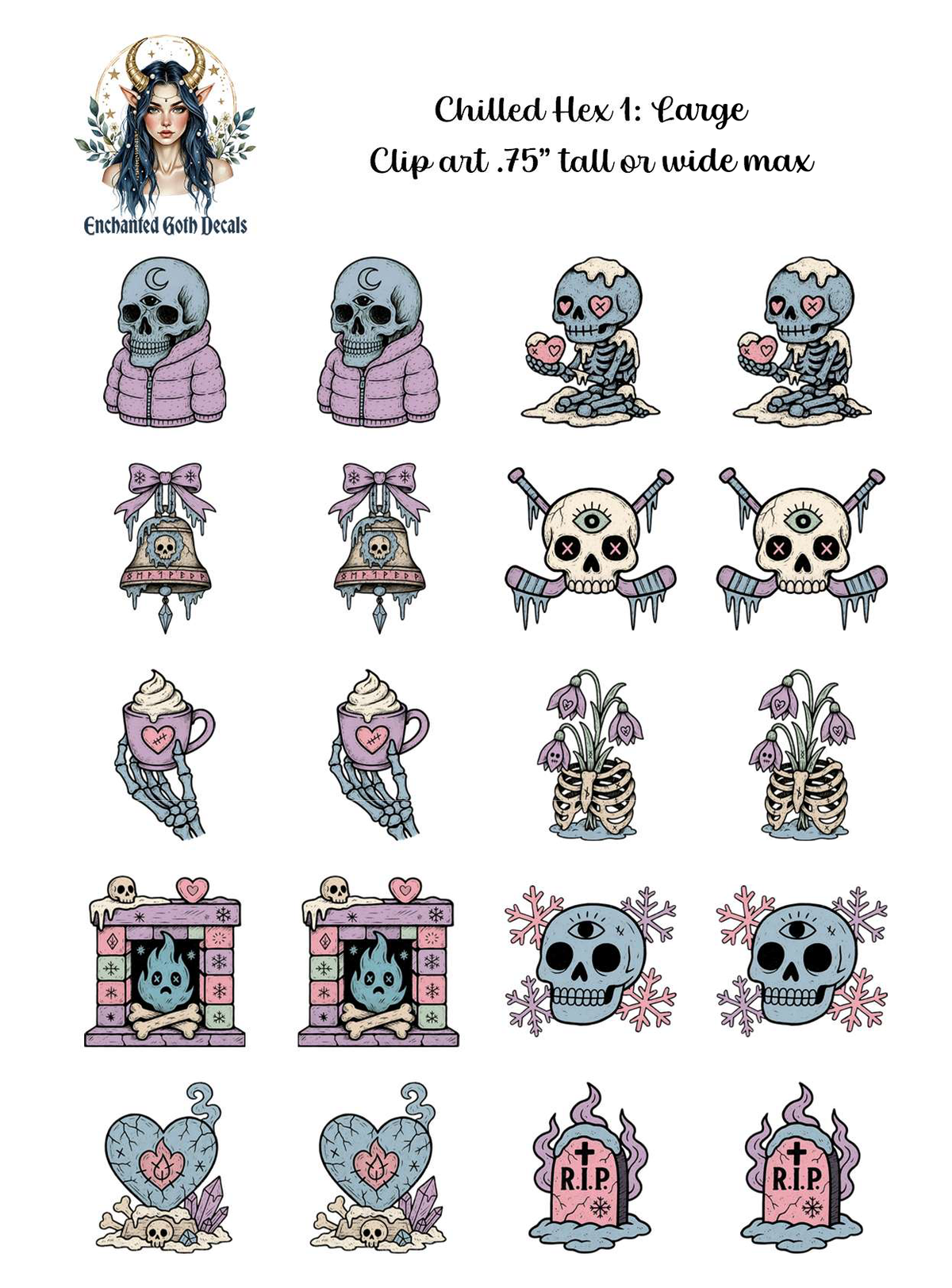 Chilled Hex 1 - Clipart