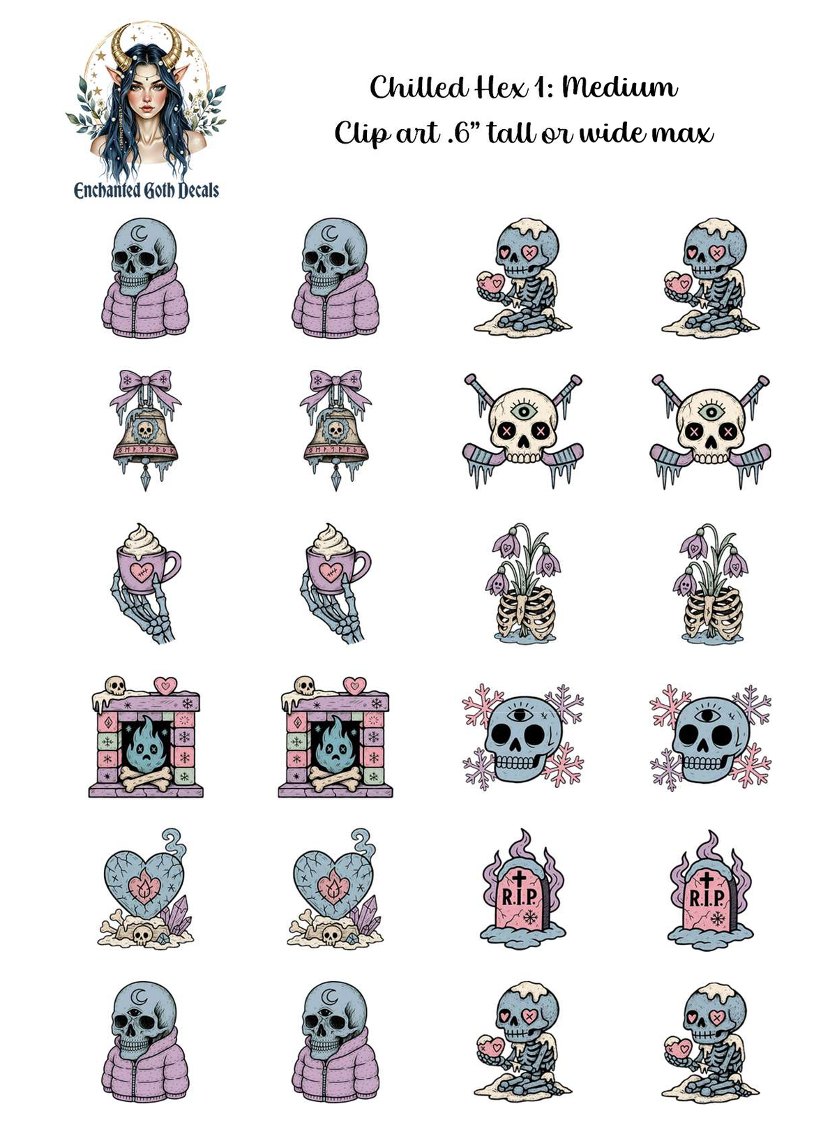 Chilled Hex 1 - Clipart