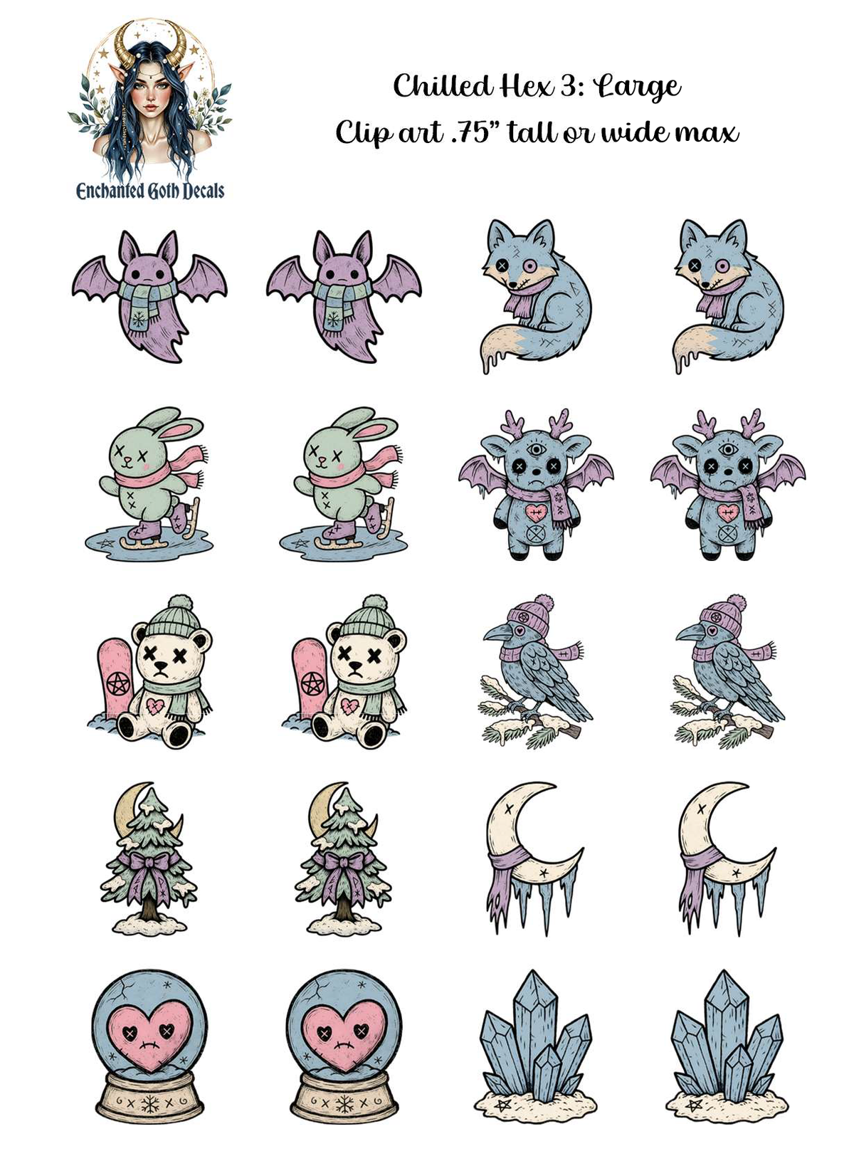 Chilled Hex 3 - Clipart