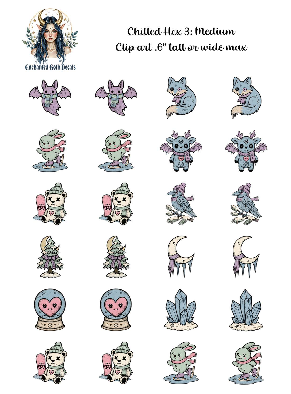 Chilled Hex 3 - Clipart