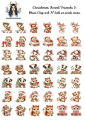 Christmas Forest Friends 2 - Clipart Mini