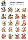 Christmas Forest Friends 4 - Clipart