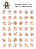Cinnamon Mandala 1 - Clipart Mini