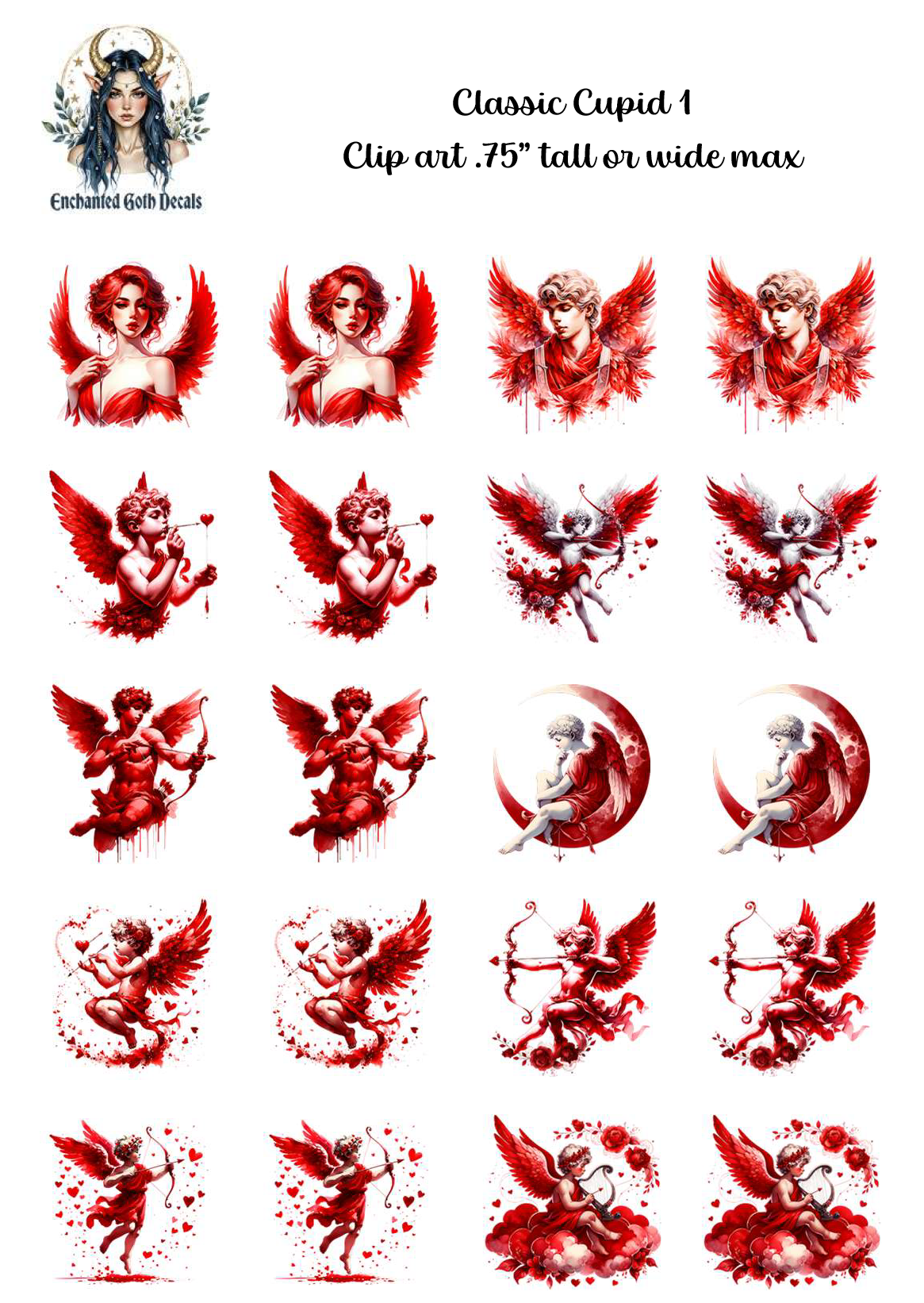 Classic Cupid 1 - Clipart