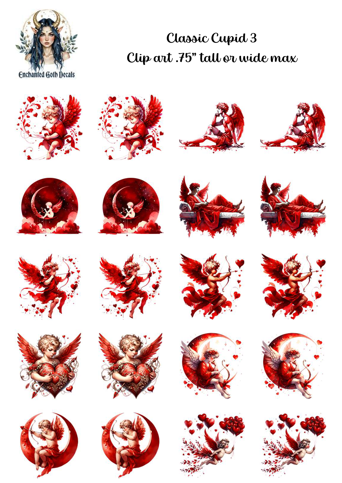 Classic Cupid 3 - Clipart