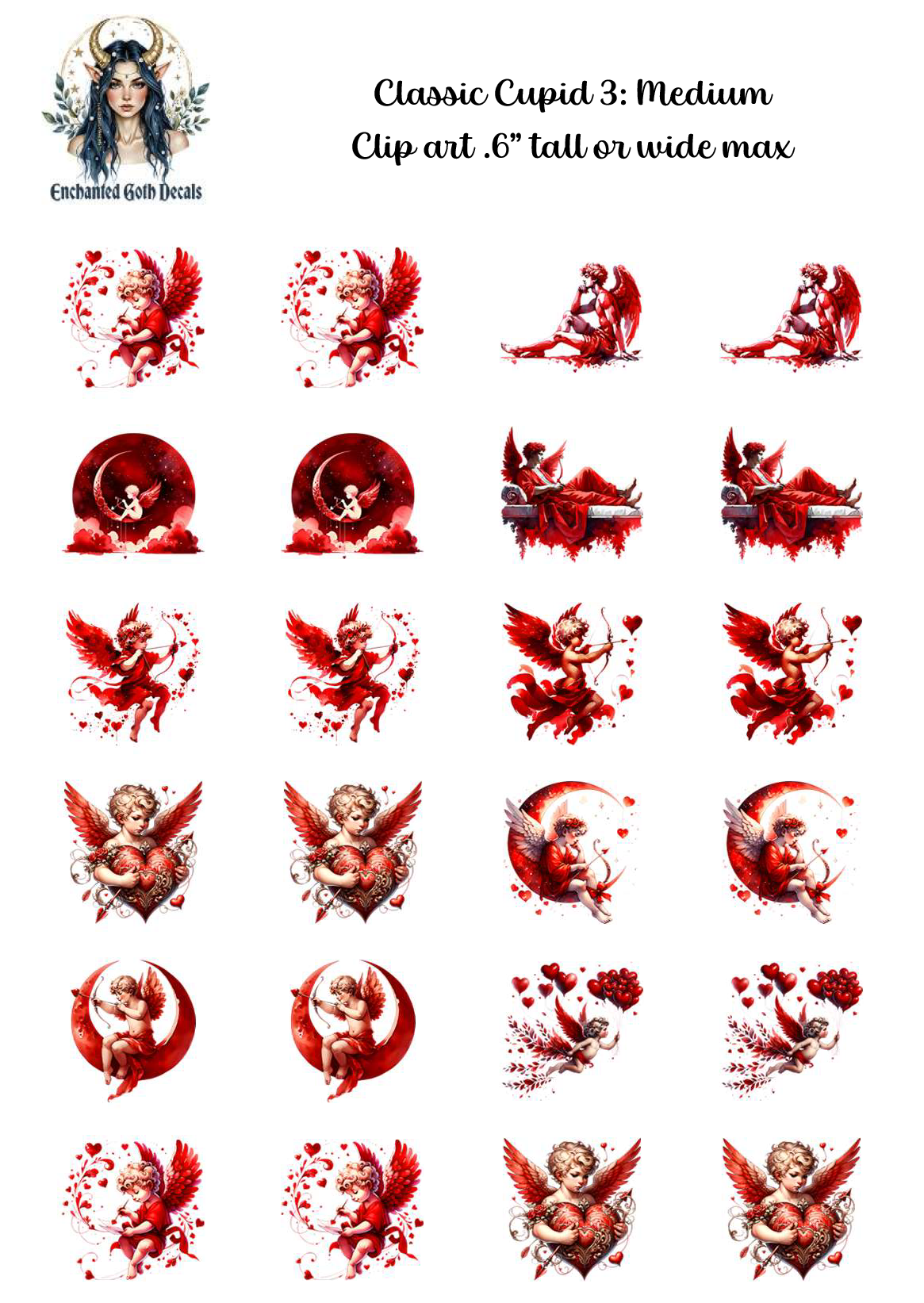 Classic Cupid 3 - Clipart