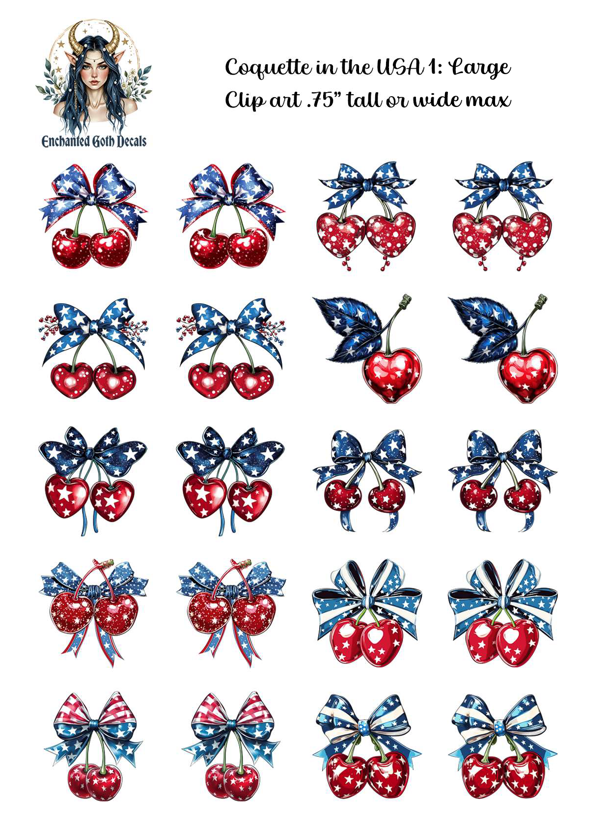 Coquette in the USA 1 - Clipart