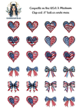 Coquette in the USA 3 - Clipart