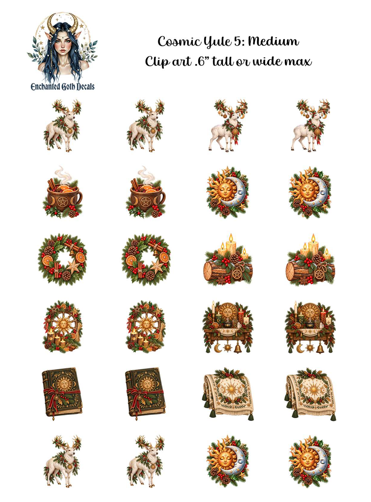 Cosmic Yule 5 - Clipart