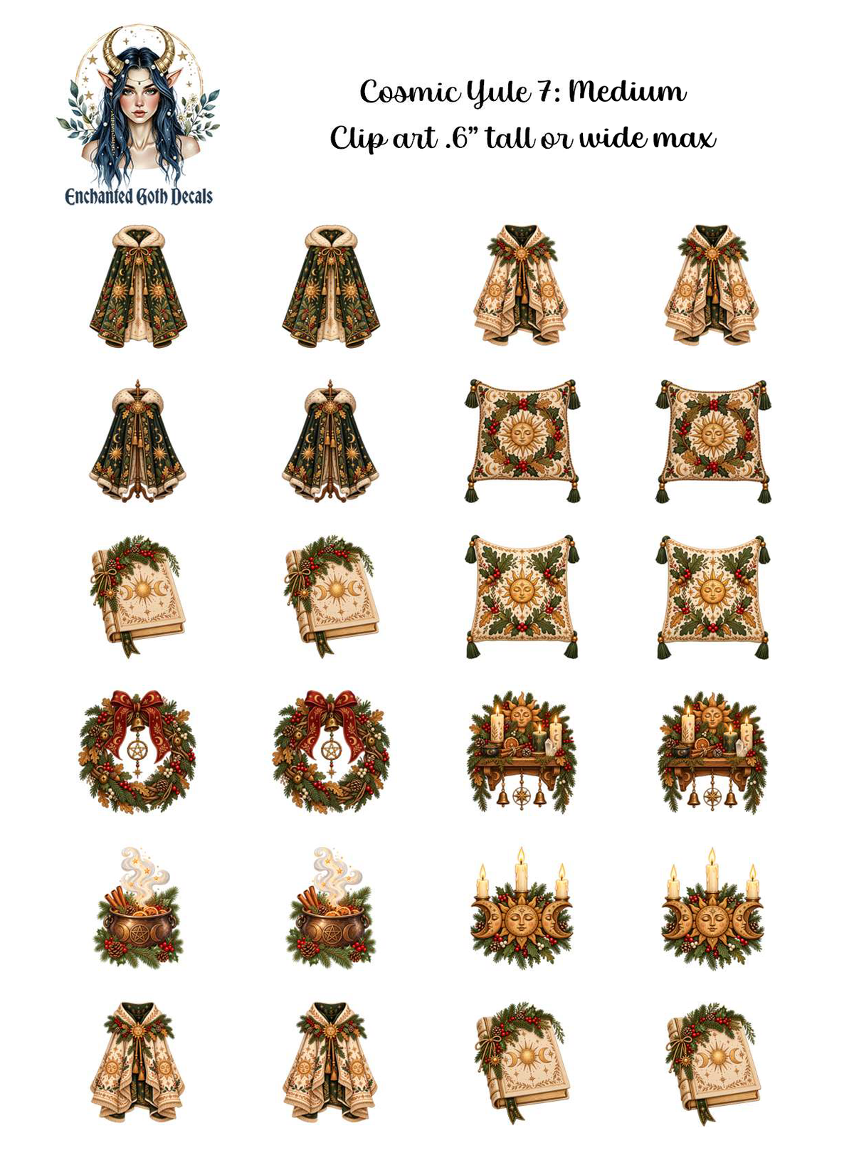 Cosmic Yule 7 - Clipart