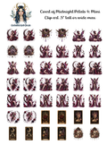 Court of Midnight Petals 4 - Clipart Mini