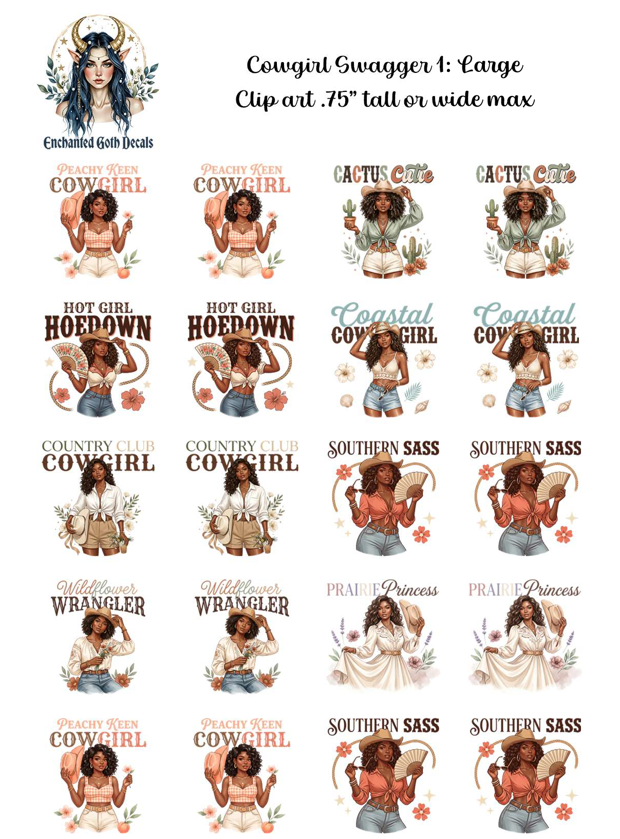 Cowgirl Swagger 1 - Clipart