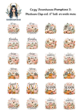 Cozy Farmhouse Pumpkins 2 - Clipart