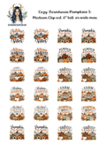 Cozy Farmhouse Pumpkins 3 - Clipart