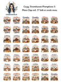 Cozy Farmhouse Pumpkins 3 - Clipart Mini