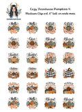 Cozy Farmhouse Pumpkins 4 - Clipart