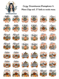 Cozy Farmhouse Pumpkins 4 - Clipart Mini