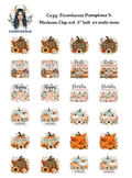 Cozy Farmhouse Pumpkins 5 - Clipart