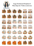 Cozy Farmhouse Pumpkins 5 - Clipart Mini