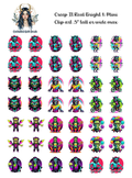 Creep It Real Bright 1 - Clipart Mini