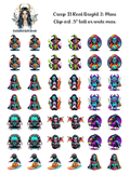 Creep It Real Bright 2 - Clipart Mini