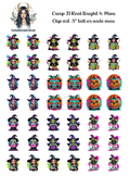 Creep It Real Bright 4 - Clipart Mini