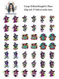 Creep It Real Bright 6 - Clipart Mini