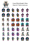 Creep It Real Bright 7 - Clipart Mini