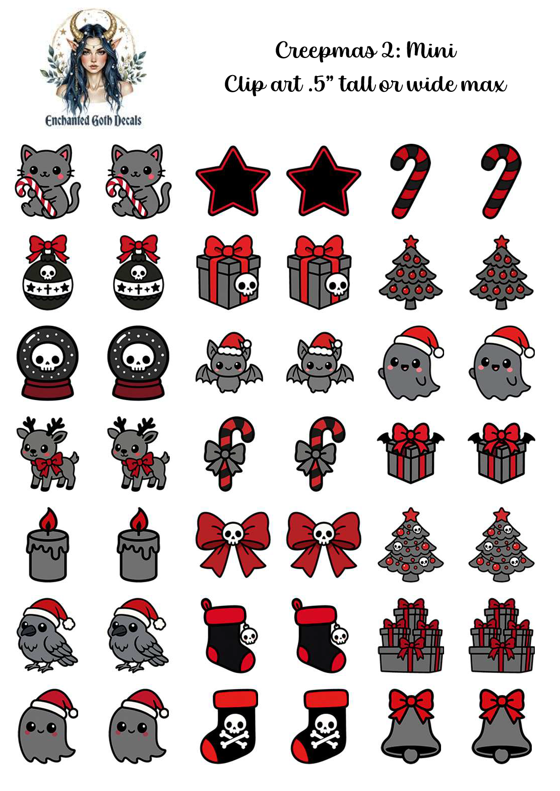 Creepmas 2 - Clipart Mini
