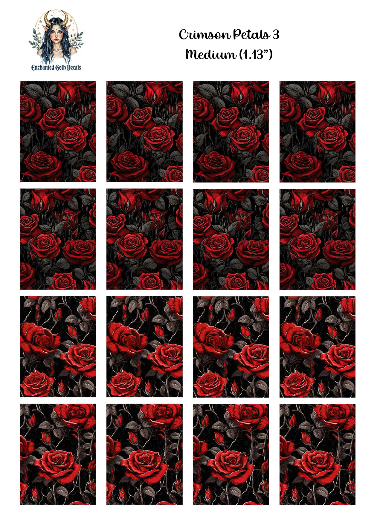 Crimson Petals 3